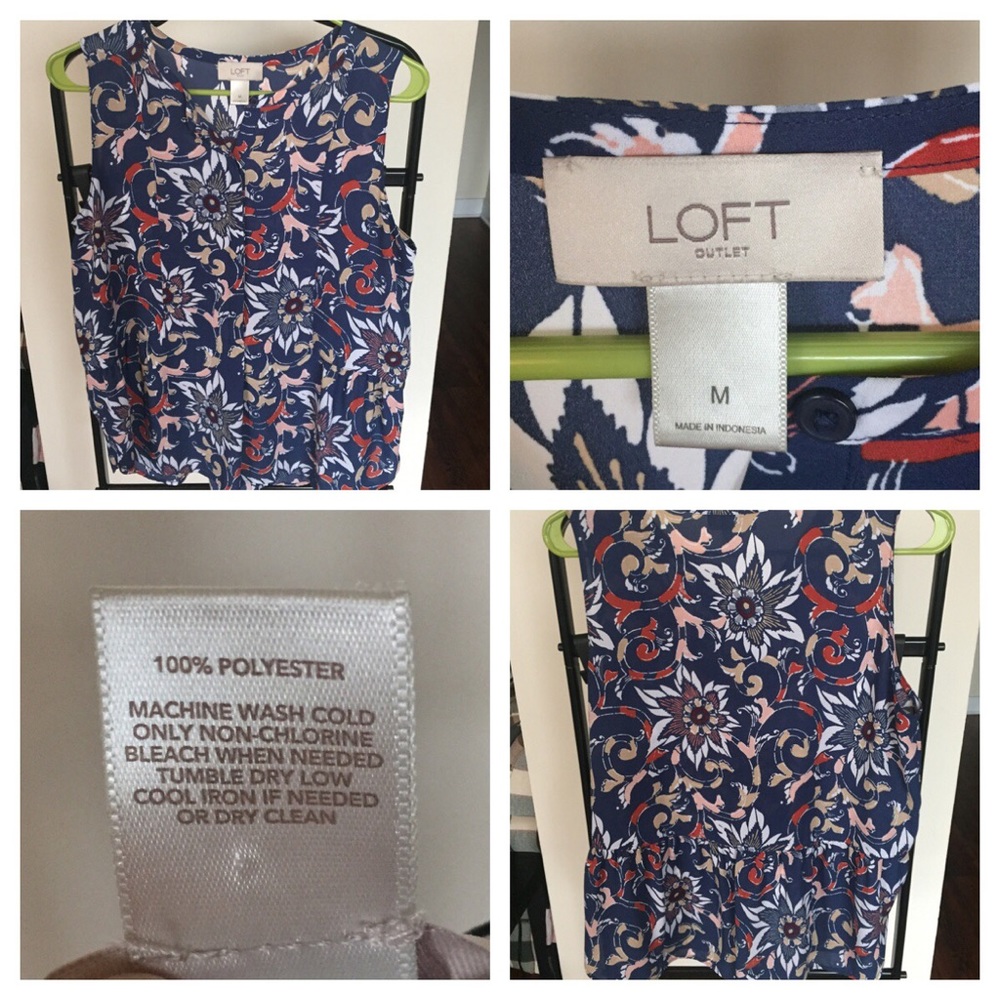 Colorful top from Loft - M